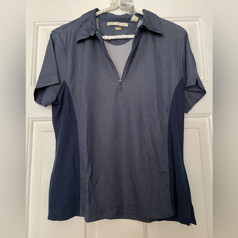 ⛳️ Greg Norman navy Golf Shirt Size L